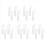 20 Pack Extendable Plastic Paint Brush Case, Clear Long Holder Tube, S 1