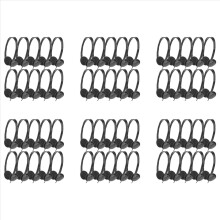 Classroom Headphones 60 Pack for Kids School, Earphones 3.5MM Audio He
