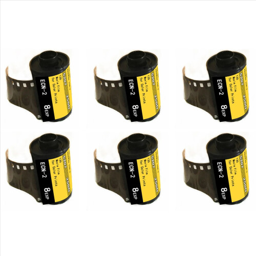 6 ρολά έγχρωμης μεμβράνης ECN-2 35mm για αρνητικά 8EXP για 135 κάμερες N