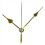 100Pcs DIY Silent Movement Spindle Hands Wall Quartz Clock Mechanism R 6