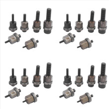 24 stuks handklinkmoeren met kop, eenvoudige installatie, handklinknageltang.