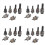24Pcs Hand Rivet Nut Head Nuts Simple Installation Manual Riveter Rivn 1