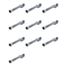 10X Laag profiel 1 1/2 P Flexibele Badkuip Douche Afvoerbuis Platte Vrij S