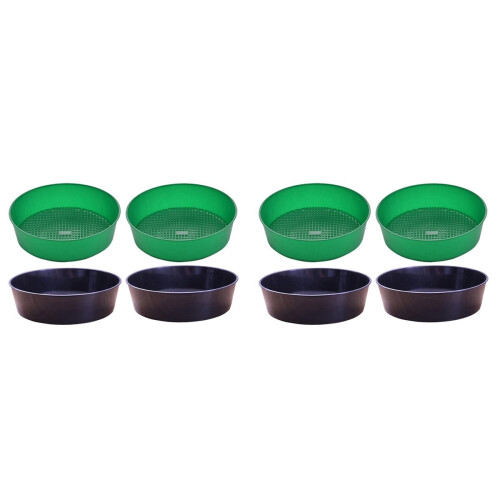 Garden Soil Sifter Planter Filter Sieve 8 Pack Rock Sand Set Compost