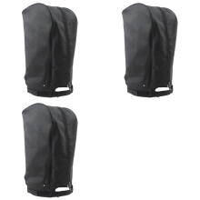 Capa de chuva universal para bolsa de golfe (3 unidades) com botão de pressão.
