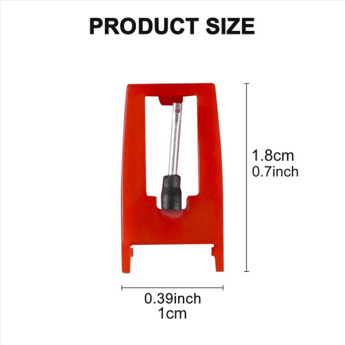 16 Pcs Record Player Needles, Universal Replacement Stylus Needles for 2