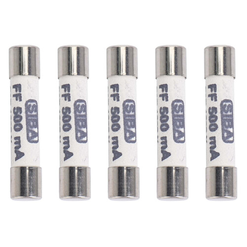 5X 1000V 500MA 6,3 x 32mm λευκή κεραμική ασφάλεια για πολύμετρο