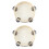 2 pandeiros musicais de 15 cm (6 polegadas) - Tambor de percussão redondo - Presente para 1