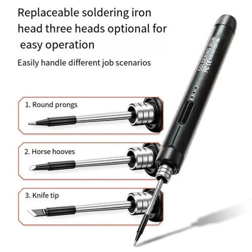 C210 Soldering Iron Tip USB 5V Battery Rework Accessories 12Pcs 2