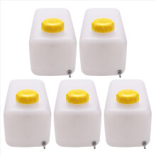 5 serbatoi in plastica da 4,75 litri per riscaldatori ad aria per parcheggio, serbatoi di benzina e olio per camion