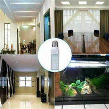 4 lampade a LED Fishpod bianche per acquario, ideali per la crescita di piante e coralli, da 7W.