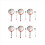 6X Kids Percussion Lollipop Drum, 6Inch 1