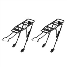 2X Bike Cargo Rack Disc Brake Aluminum Alloy Bicycle Rear Road Foldabl