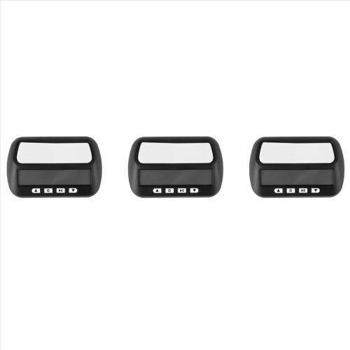 3X Chess Clock, Digital Timer & Game Timer, Multipurpose Portable Prof