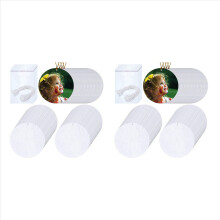 200 Pieces Sublimation Air Freshener Blanks DIY Scented Blank Car Pres