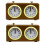 2X Mechanical Chess Clock Analog for Game Timer Official Clocks No Bat 1