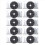 100 Pack Soundproofing Mounting Clip Sound Isolation Clips for Recordi 2