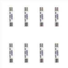 8 fusibili ceramici bianchi da 1000 V 500 mA, 6,3 x 32 mm per multimetro