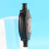 2X 3A 250V 6mm Αδιάβροχο καλώδιο διακόπτη γραμμής IP65 Στρογγυλό σύρμα Ασημί C 9