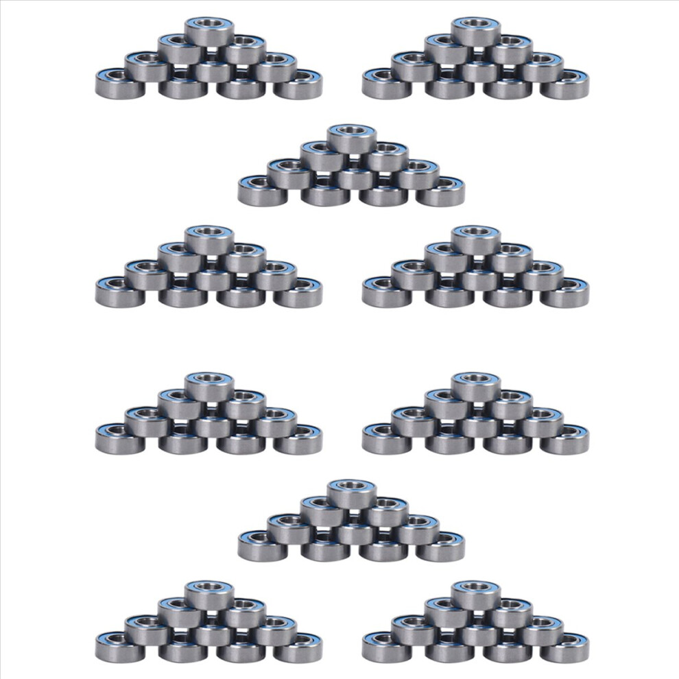100Pcs Mr115 Ball Bearings 5X11x4mm For Slash Stampede Wheel Silver 4851296963724