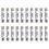 20X 1000V 500mA 6,3 X 32mm Λευκή Κεραμική Ασφάλεια για Πολύμετρο 1