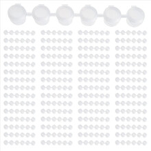 400 Strips Paint Pots Strips,300 2Ml/0.07 Oz Empty Cup with Lids, for