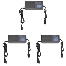 3x 60V 20AH elektrische voertuiglader met 7-lichts batterij-indicator