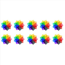 90 Stück Gel-Lichtfilter, Farbkorrektur, farbige Overlays, Filmbeleuchtung