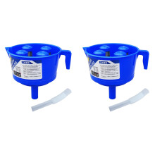 2X Funnel Type Oil and Water Separator with Four Filter Elements Diese