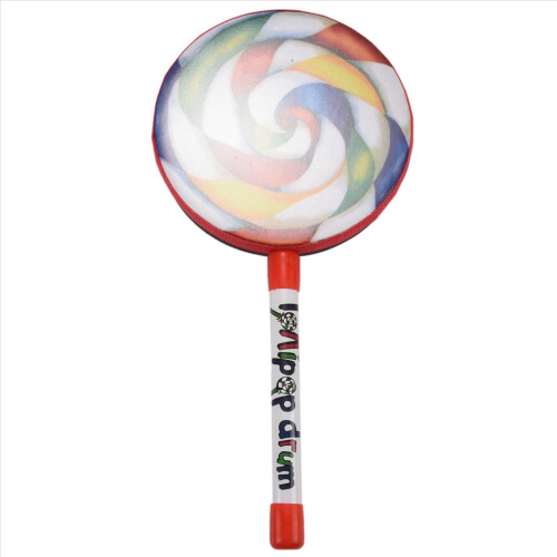 6X Kids Percussion Lollipop Drum, 6Inch 2