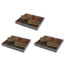 30 Sets Mini Holz Kombinierte Zahlenwürfel Preisschild Schmuck Verstellbar Pr
