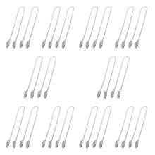 20 Pcs Napkin Chain Holder Clips Flexible Lanyard Neck Strap for Senio