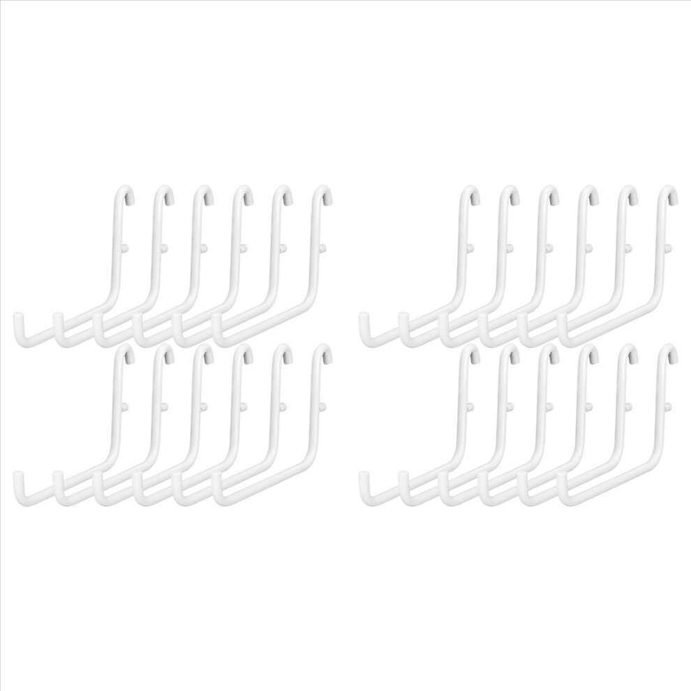 Photos - Other Hand Tools 24Pcs Peg Board Hooks, Accessories, Long Hooks Set Metal Storage Tool