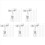 150 Pcs Label Holders Sign Clip, Plastic Clear Rotatable Clips, Mercha 1