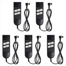 5X Electric Sofa Remote Replacement, 5 Pin 4 Button Power Recliner for