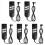 5X Electric Sofa Remote Replacement, 5 Pin 4 Button Power Recliner for 1