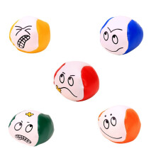 Set of 5 Colorful Soft Juggling Balls for Beginners, Durable PU Design for Kids and Adults