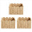3X Scalloped Edge Basket, Wicker Storage Baskets,Handwoven Organizing 1