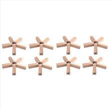 40 Pcs Pre Drilled 7mm Wood Pen Blanks for Woodturning Turning Kit Mak