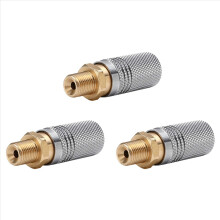 3X Adattatore di sgancio rapido per ricarica PCP in metallo esteso da 1/8 a