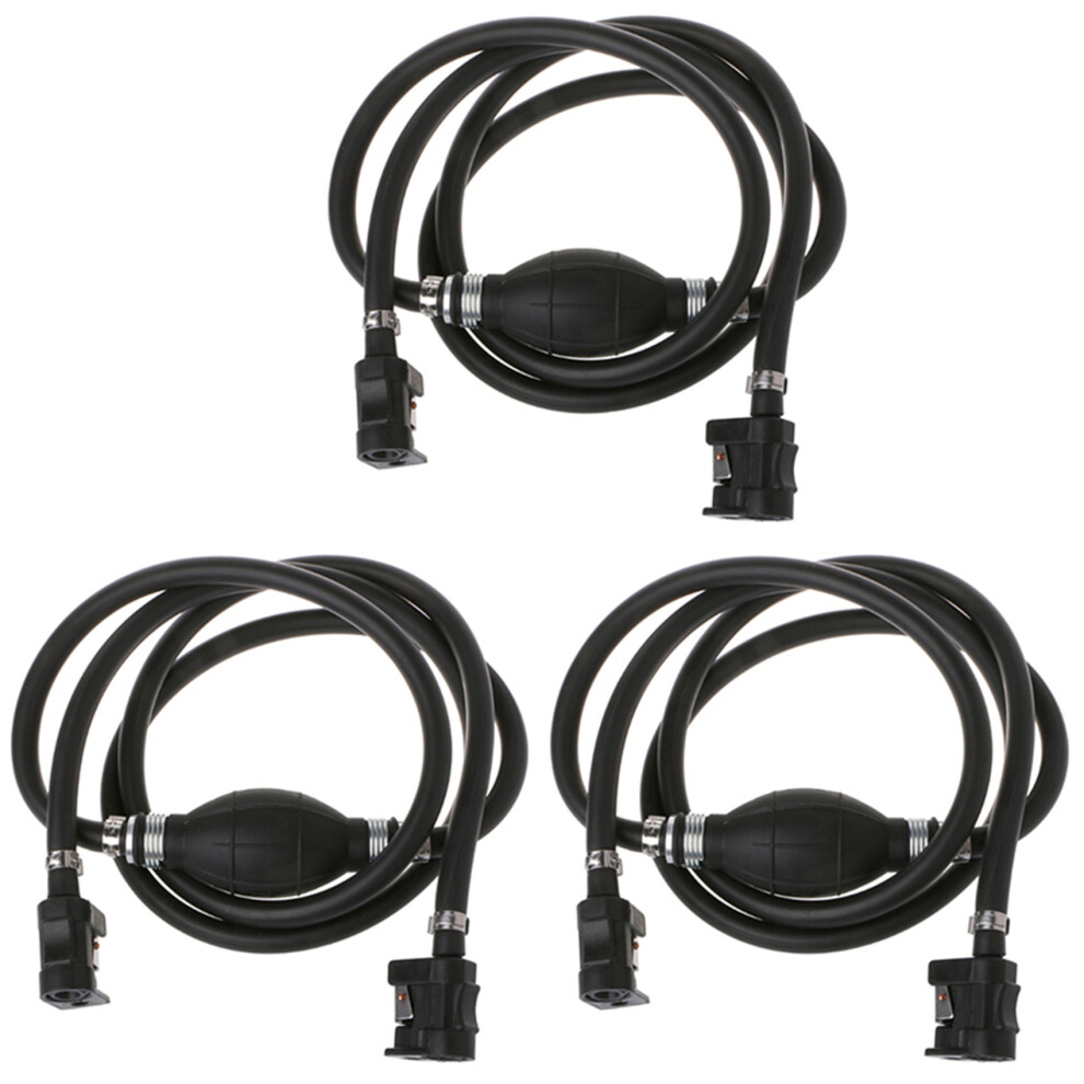 3X Line Hose Outboard Boat Engine Petrol Tank Connectors Kit For Motor 4851296977370
