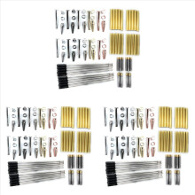 Slimline Wooden Twister Pen Set 30 Pcs, Various Finishes 7mm