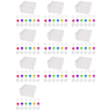 500 Strips Paint Pots Strips,300 2Ml/0.07 Oz Empty Cup with Lids, for