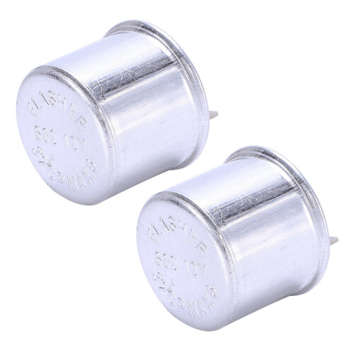 2x Blinkerrelais für Oldtimer, 12V, 2-teilig
