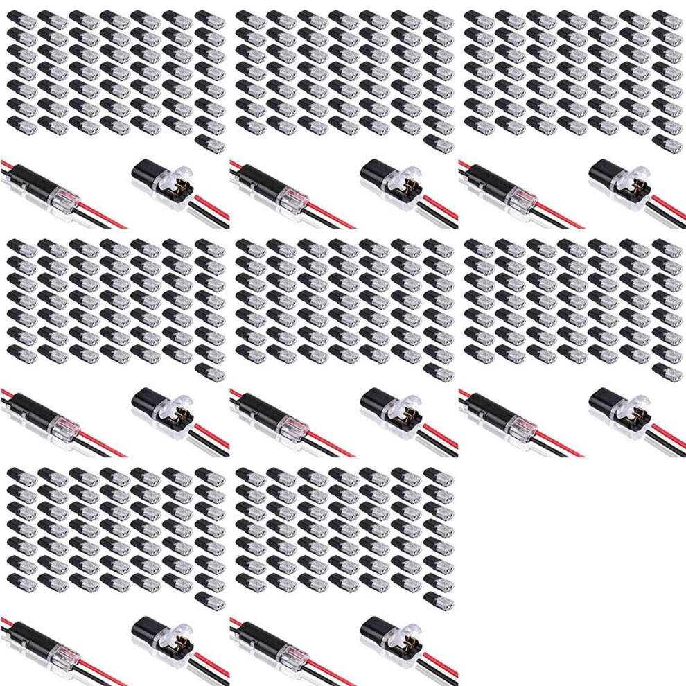 400Pc Double-Wire Plug-In Connector With Locking Buckle,Pluggable Conn 4851296968071
