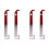 4 Pack Stainless Steel Beekeeping Hive Tool J Hook Bee Frame Lifter an 1