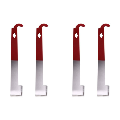 4 Pack Stainless Steel Beekeeping Hive Tool J Hook Bee Frame Lifter an