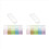 Blank Clear Acrylic Bookmarks 40Pcs Rectangle Craft Transparent Book M 1