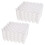 100 Strips Paint Pots Strips,300 2Ml/0.07 Oz Empty Cup with Lids, for 1