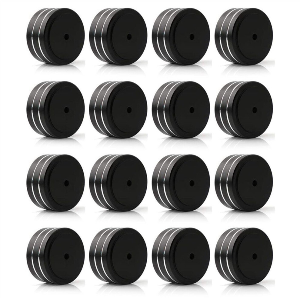 16Pcs 40X20mm Aluminum Hifi Amp Speaker Isolation Stand Turntable Feet 4851296976618